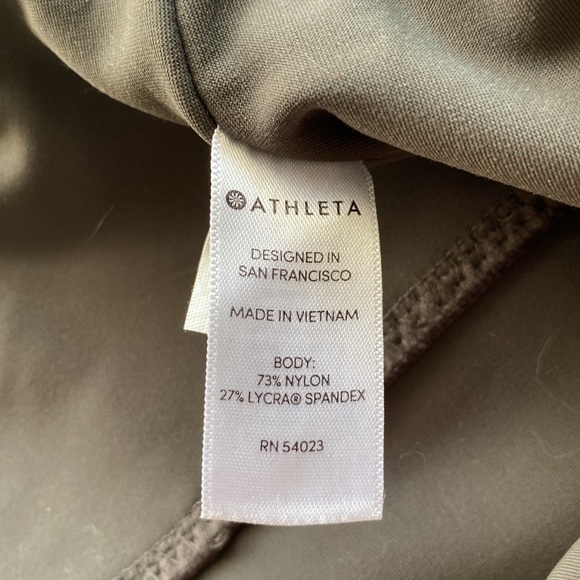 Athleta Olive Green Stellar Crop Pants Size Medium - Picture 6 of 10